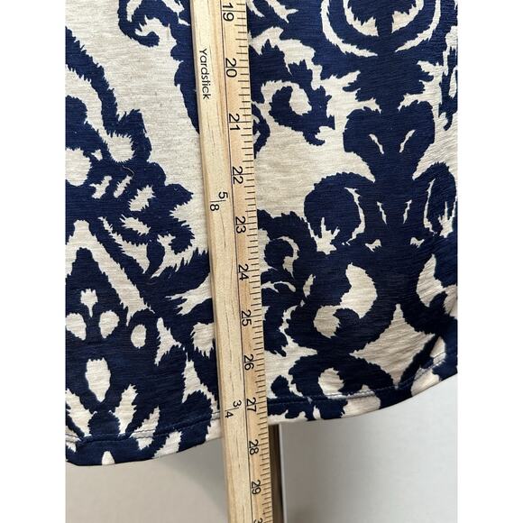 Cezanne Women's Sz 3X Scoop Neck Pop Over Flared 3/4 Lace Trim Sleeve Blouse - Picture 8 of 12